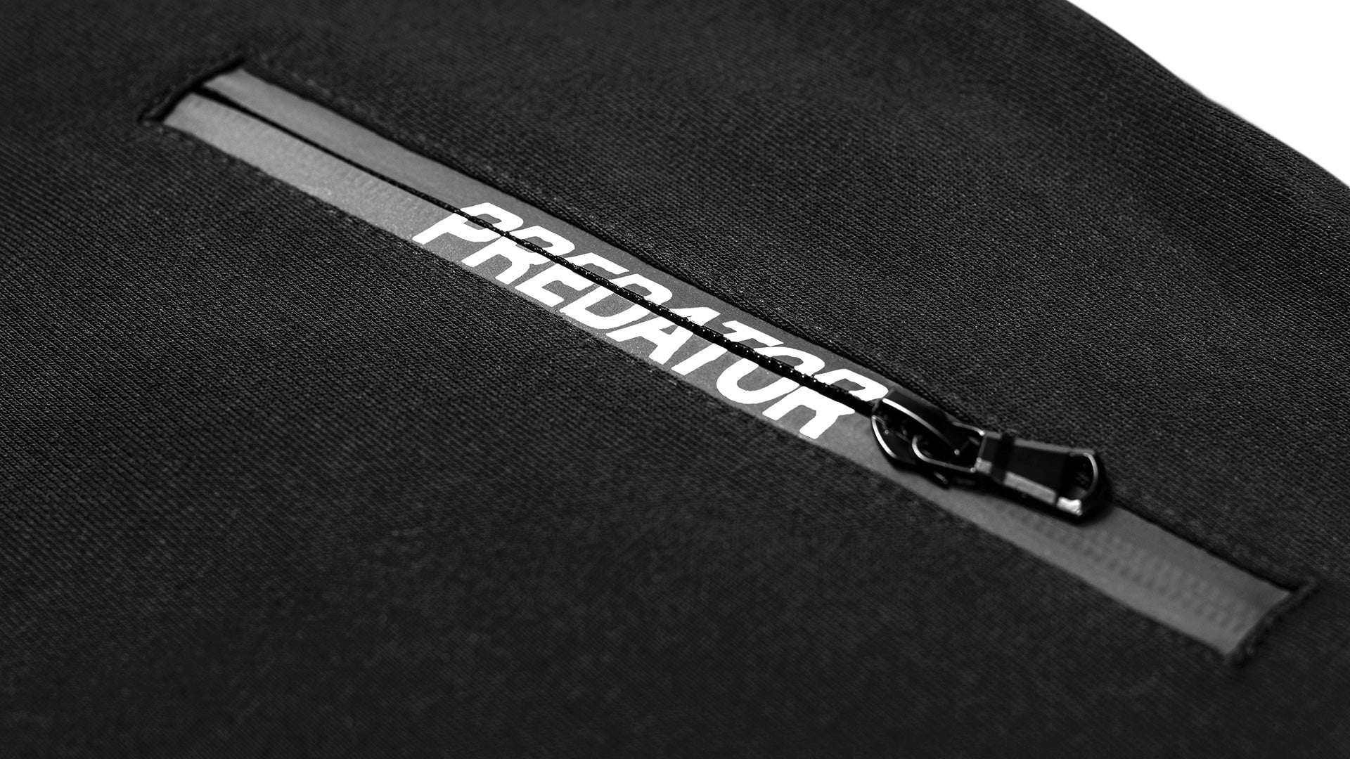 Predator Black Polo with Zipper