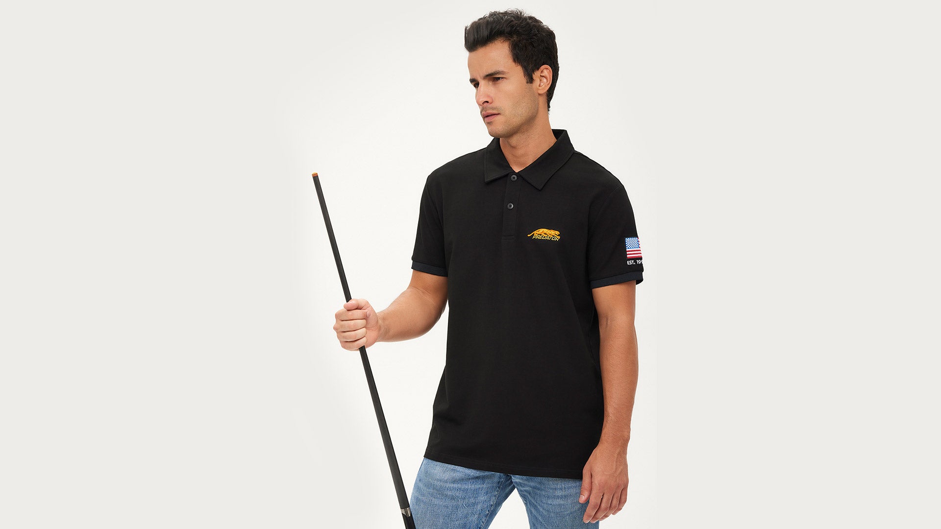 Predator USA Flag Polo Yellow Cat