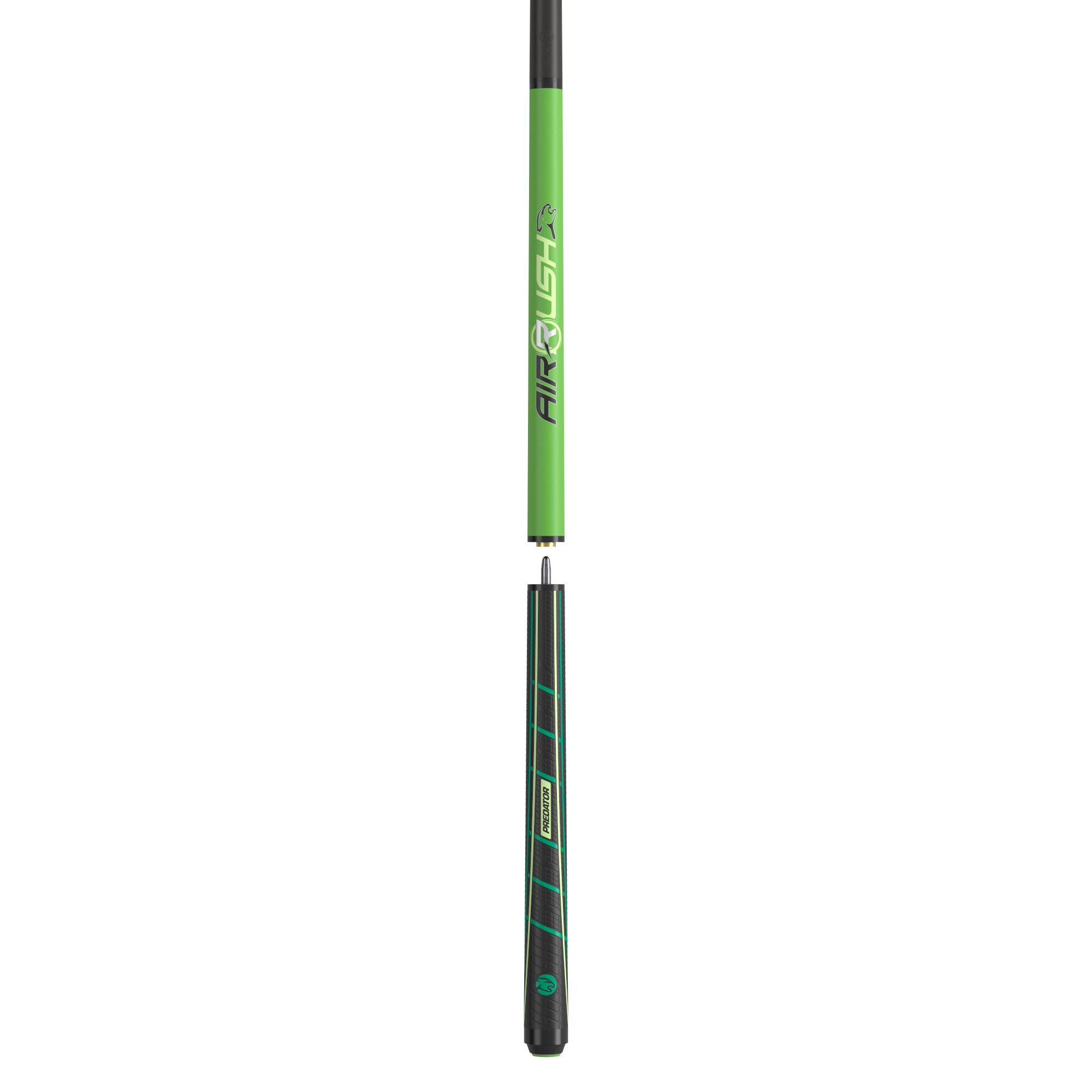 Predator Air Rush Neon Green Jump Cue - Sport Wrap