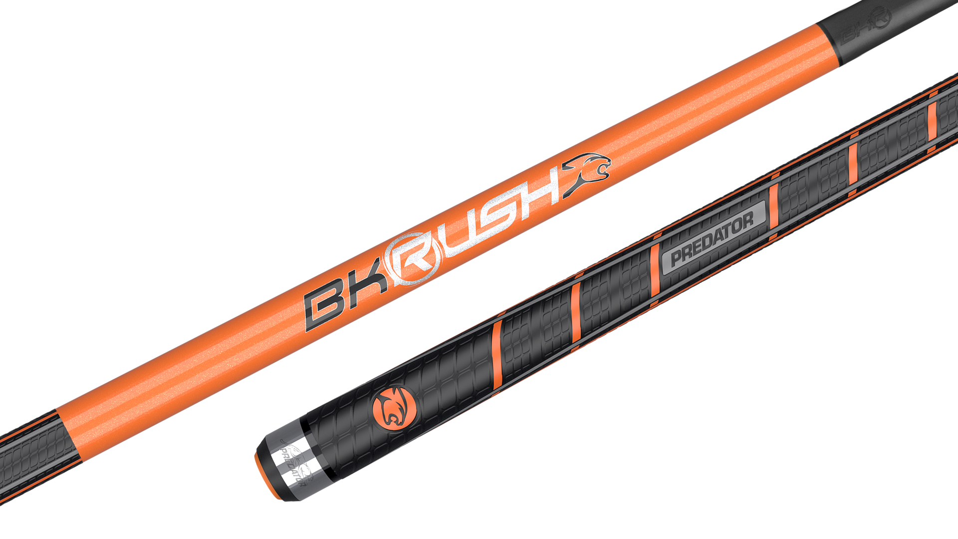 Predator Flare Orange BK Rush® Break Cue - Sport Wrap