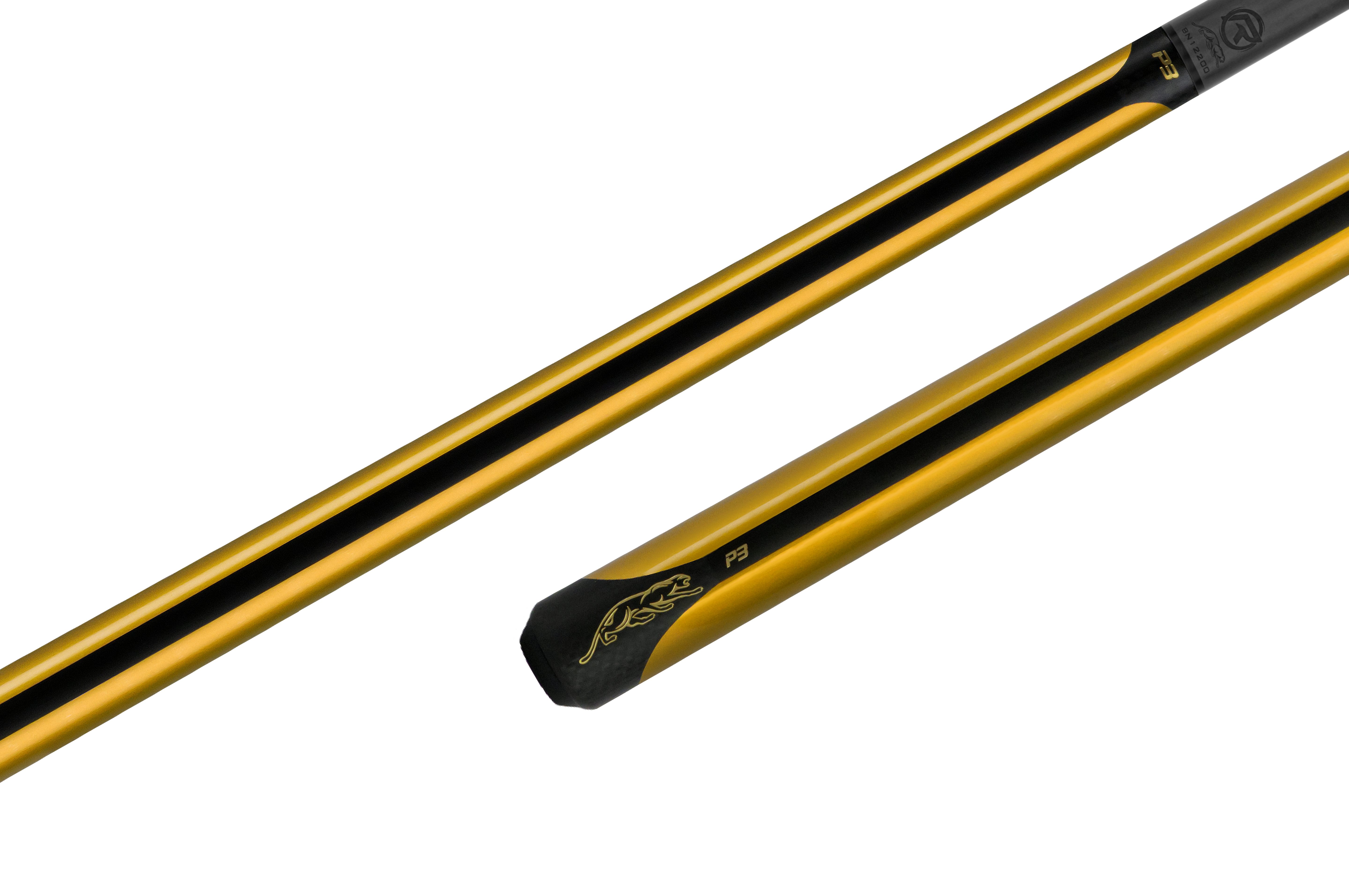 Predator P3 Gold Pool Cue No Wrap - BUTT ONLY