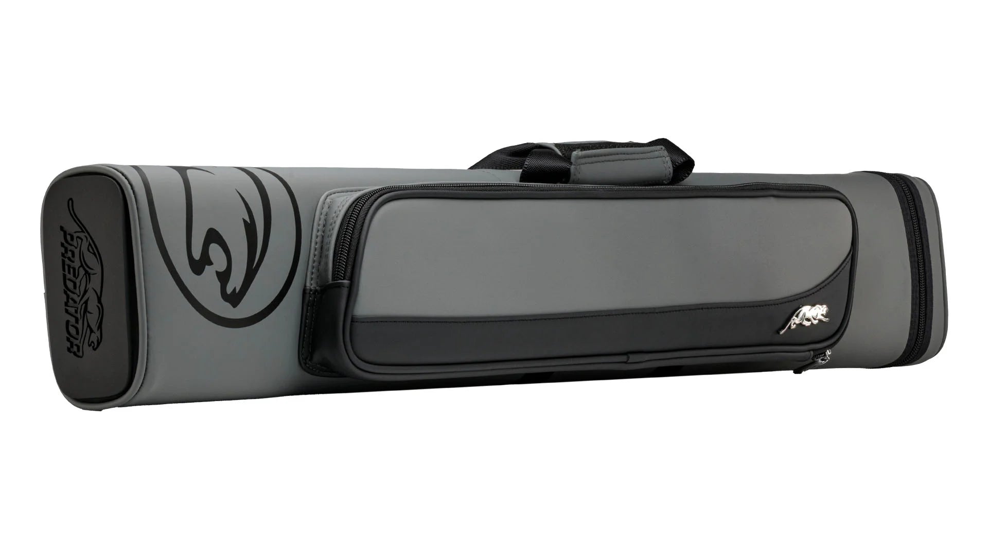 Predator Roadline Gray/Black Hard Cue Case - Double Straps - 3 Butts x 5 Shafts
