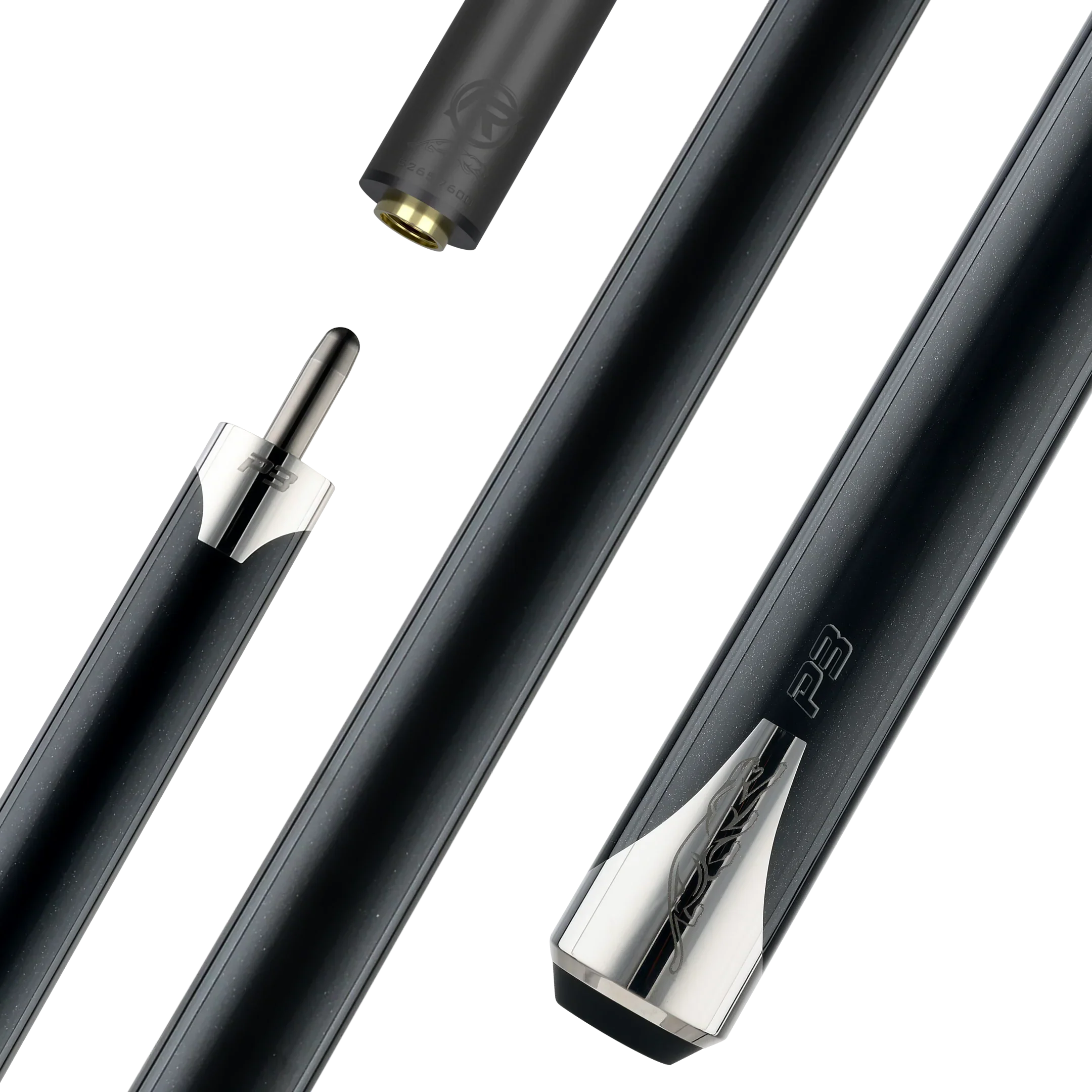 Predator P3 Black No Wrap Pool Cue BUTT ONLY