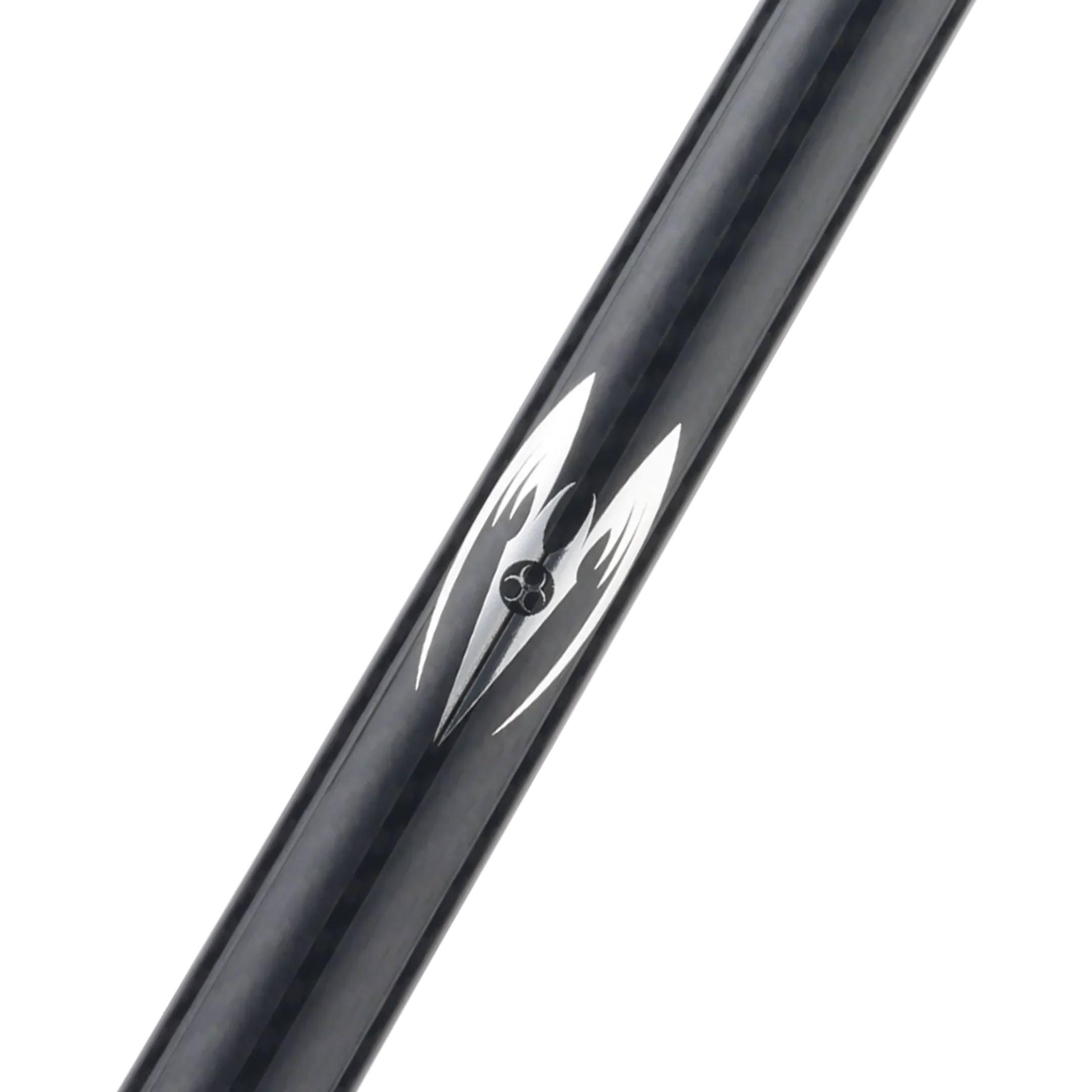 Poison Maelith Pool Cue with Carbon Fiber Shaft - Black/Black - No Wrap