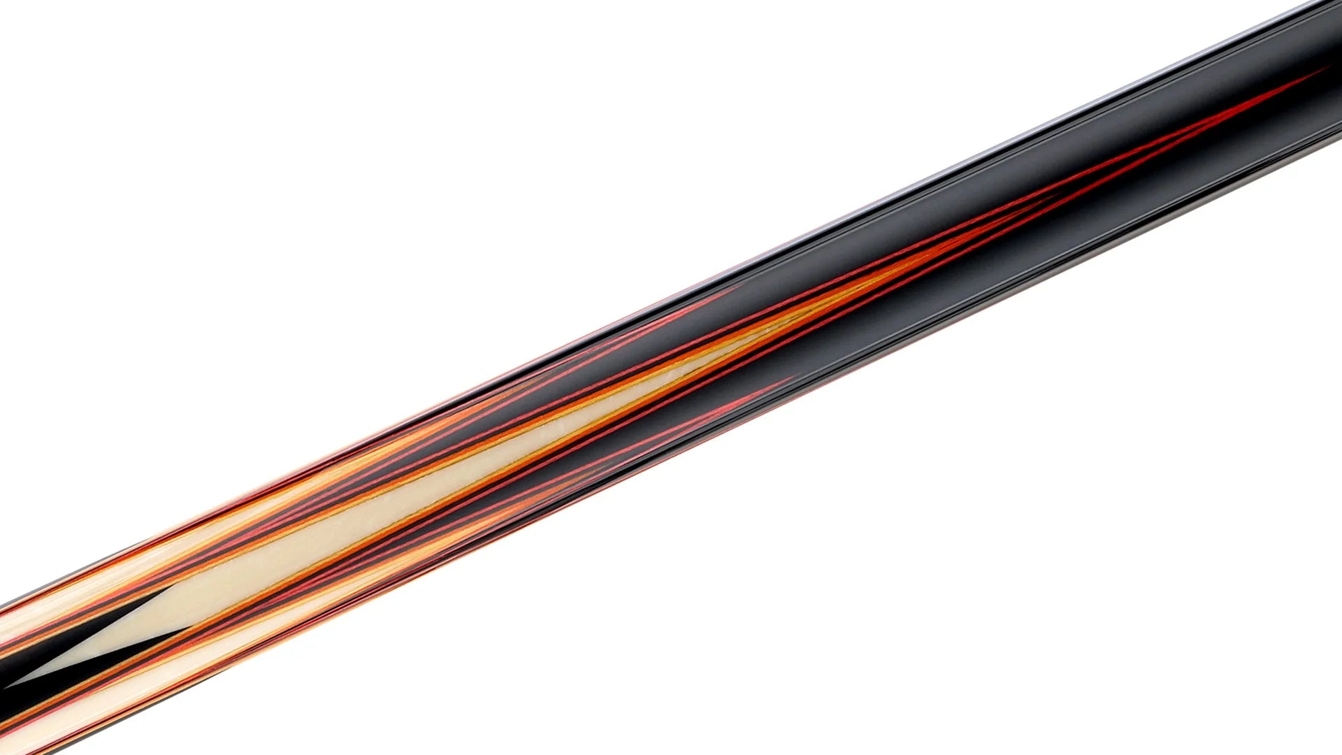 Predator LE Splice 16 Pool Cue - Ebony with Red/Orange Points - Leather Wrap (Butt Only)