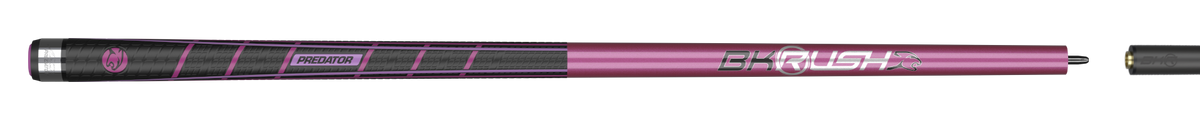 Predator BK Rush® Pink/Silver Break Cue - Sport Wrap
