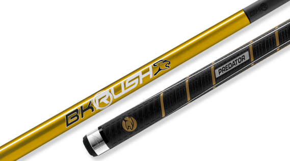 Predator BK Rush Metallic Gold Break Cue - Sport Wrap