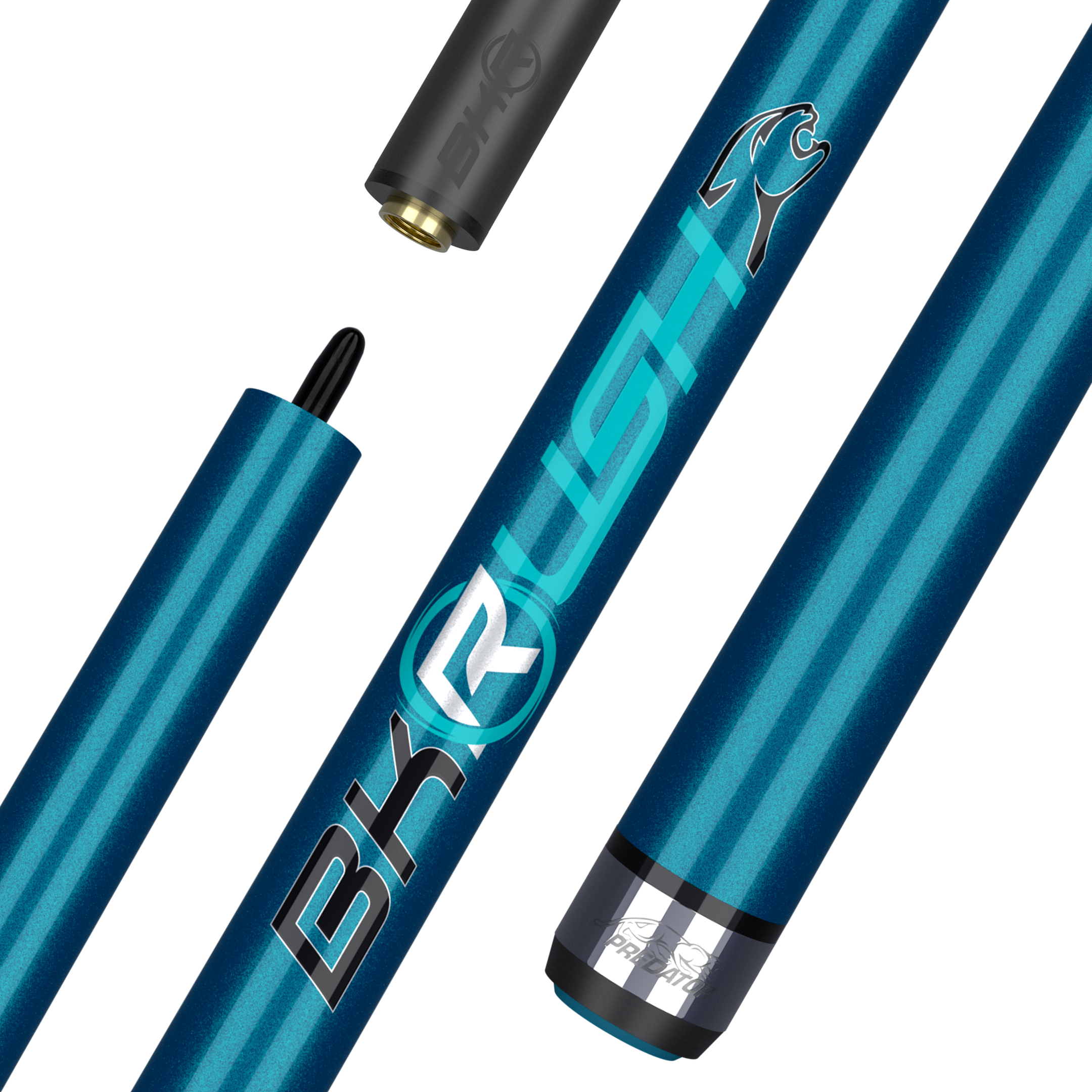 Predator Teal Rush® Break Cue - No Wrap