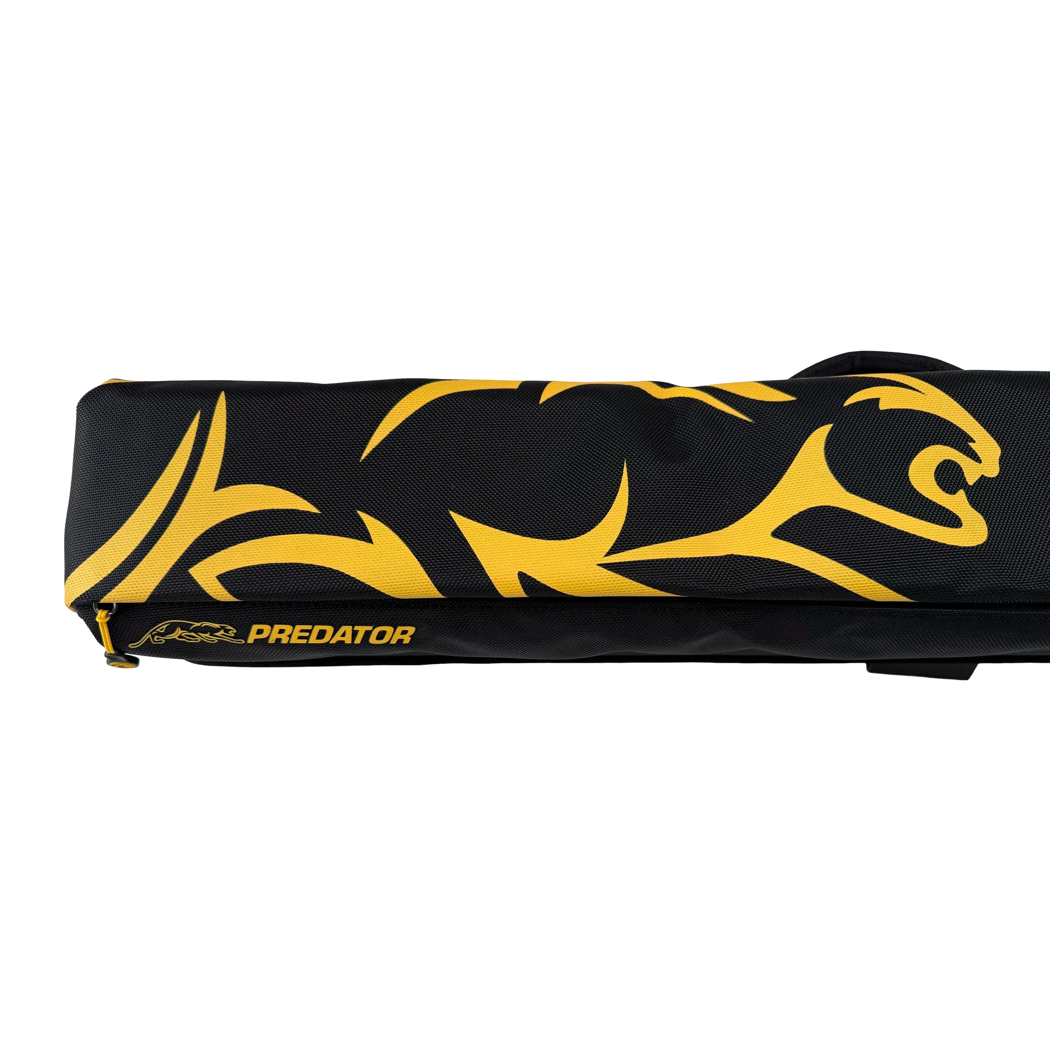 Predator Sport Backpack Pool Cue Case Hard - Black/Yellow - 3 Butts x 5 shafts