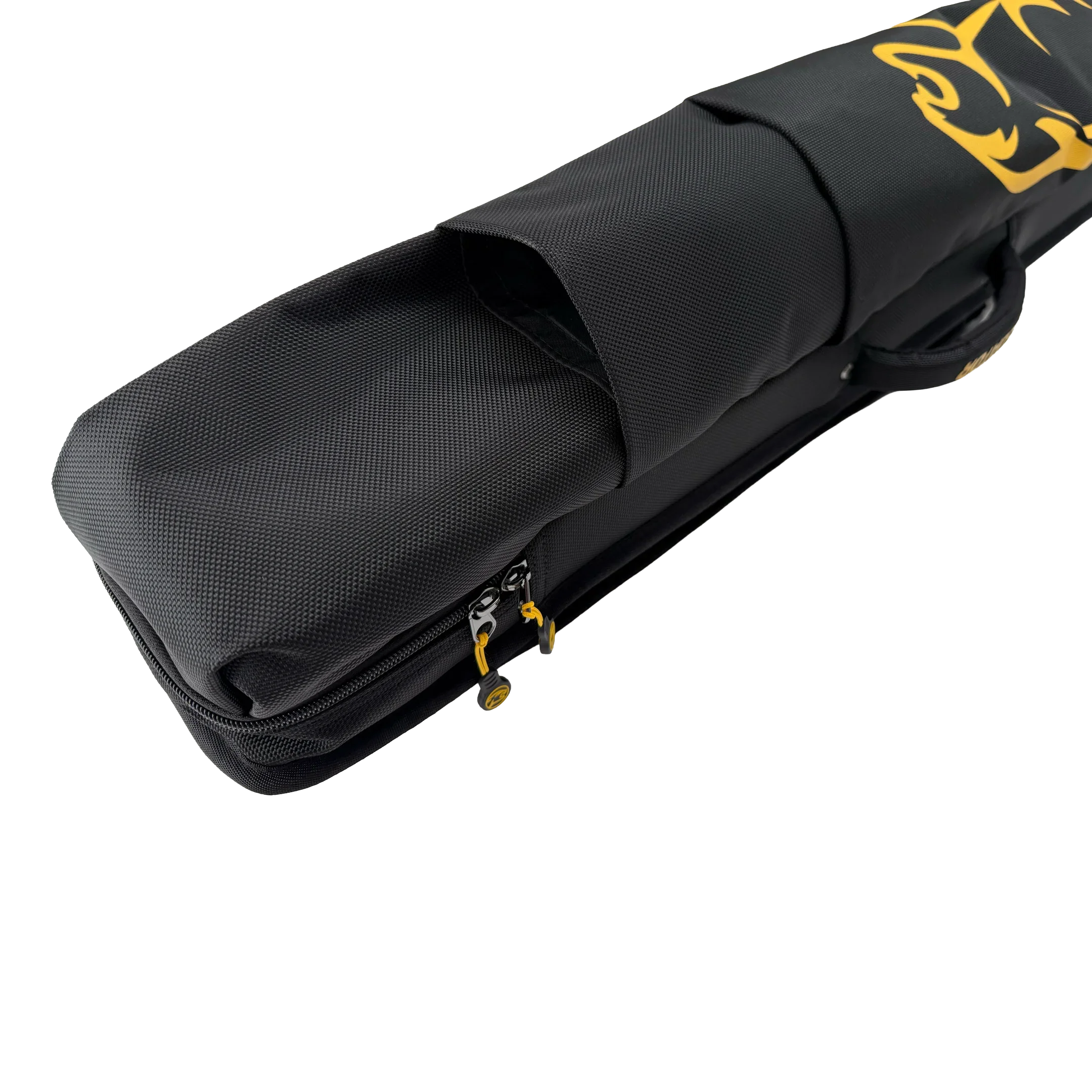 Predator Sport Backpack Pool Cue Case Hard - Black/Yellow - 3 Butts x 5 shafts