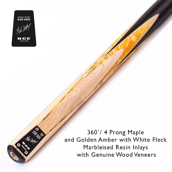 BCE Mark Selby Black Series 3/4 Cut Cue and Extension - GMP-17
