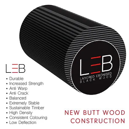 BCE Mark Selby Black Series 3/4 Cut Cue and Extension - GMP-3