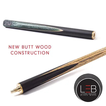 BCE Mark Selby Black Series 3/4 Cut Cue and Extension - GMP-3