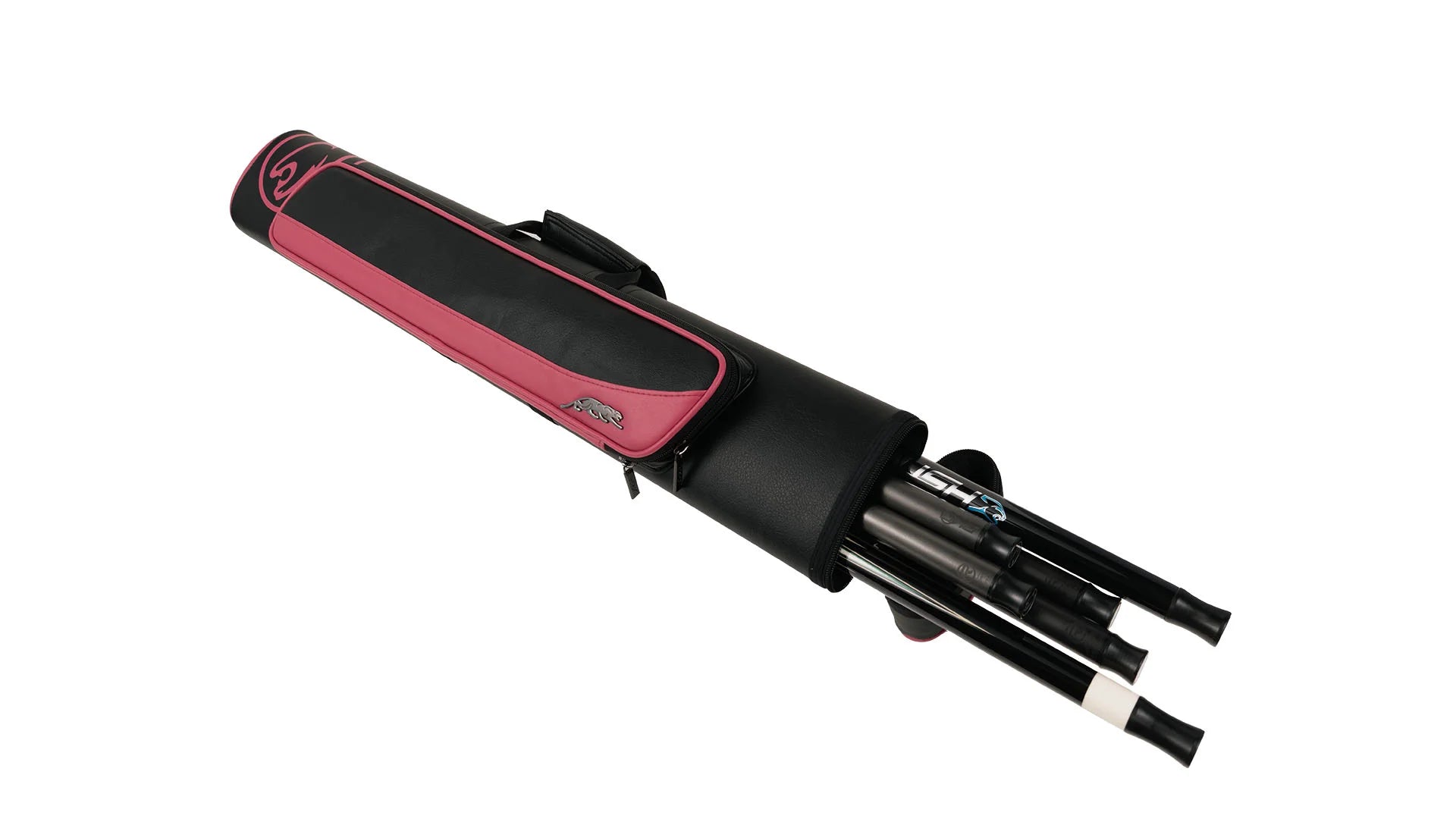 Predator Roadline Black/Pink Hard Pool Cue Case - 2 Butts x 4 Shafts