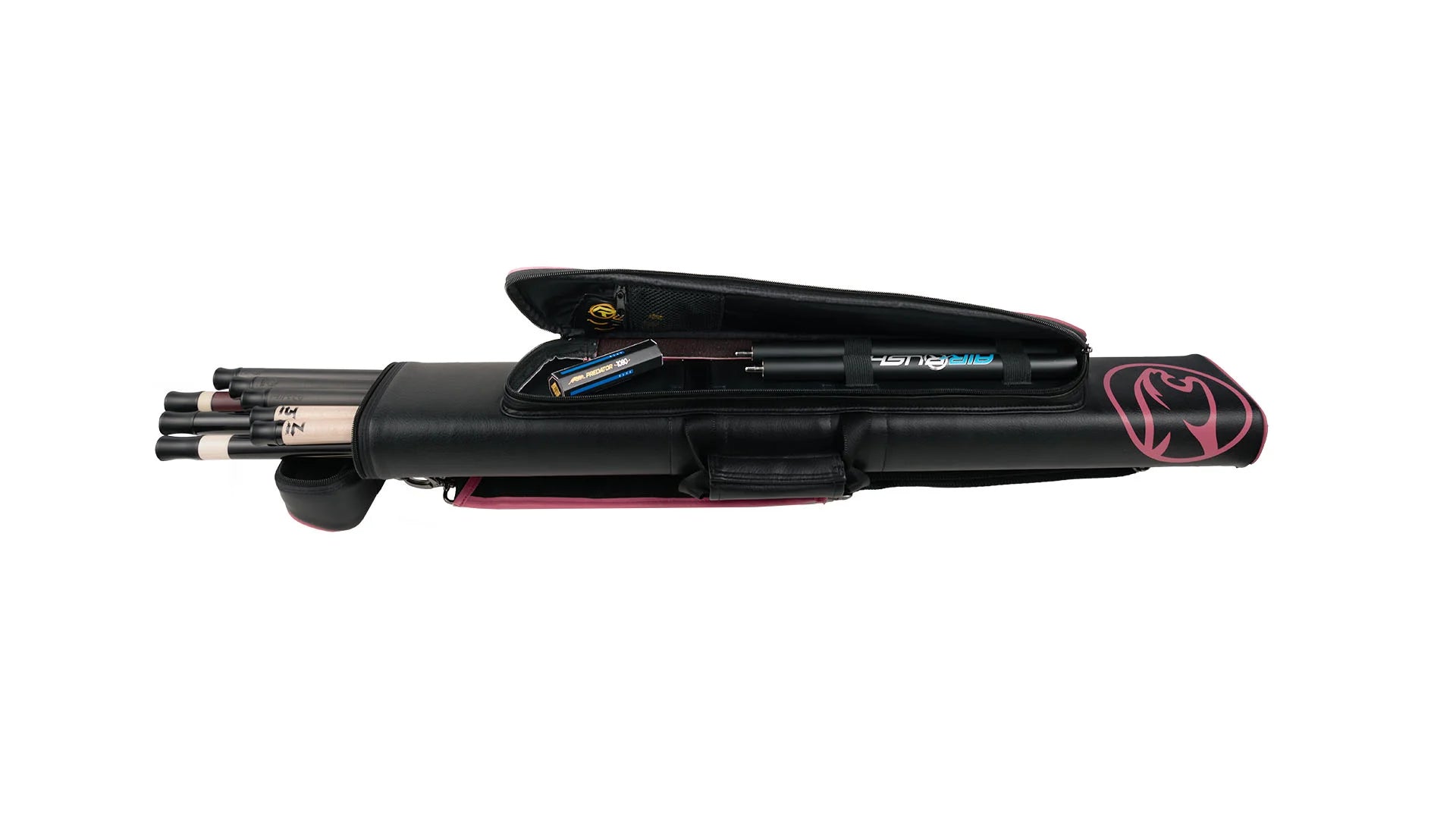 Predator Roadline Black/Pink Hard Pool Cue Case - 3 Butts x 5 Shafts