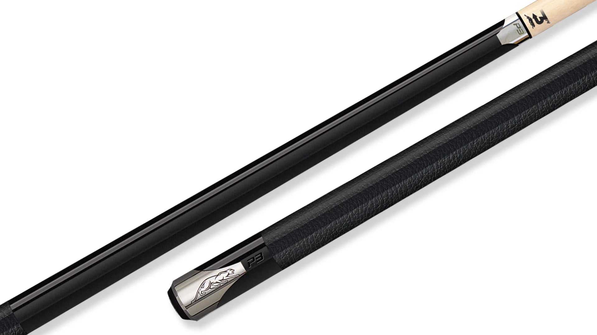 Predator P3 Black Leather Luxe Wrap Pool Cue BUTT ONLY