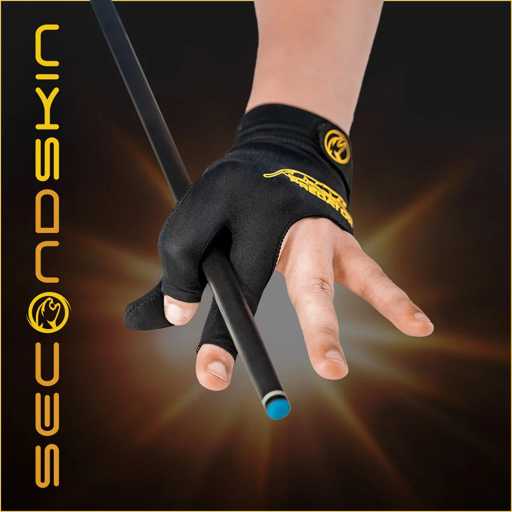 Predator Second Skin BLK/YEL Glove with Closed Thumb LH