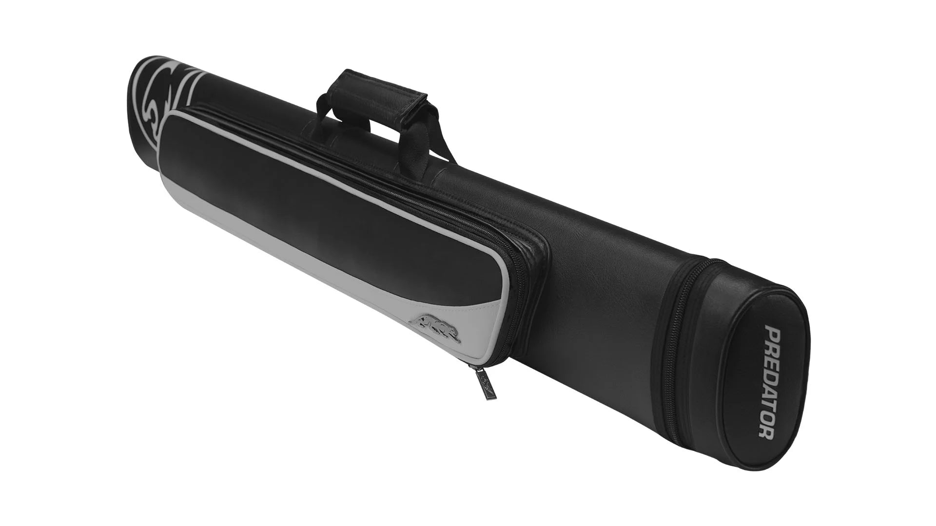 Predator Roadline Black/Grey Hard Pool Cue Case - 2 Butts x 4 Shafts