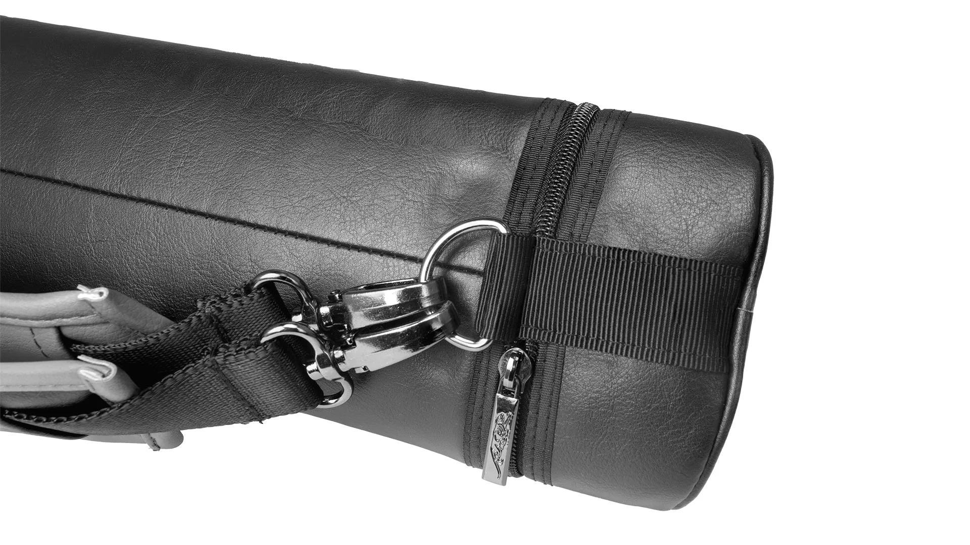 Predator Roadline Black/Grey Hard Pool Cue Case - 2 Butts x 4 Shafts