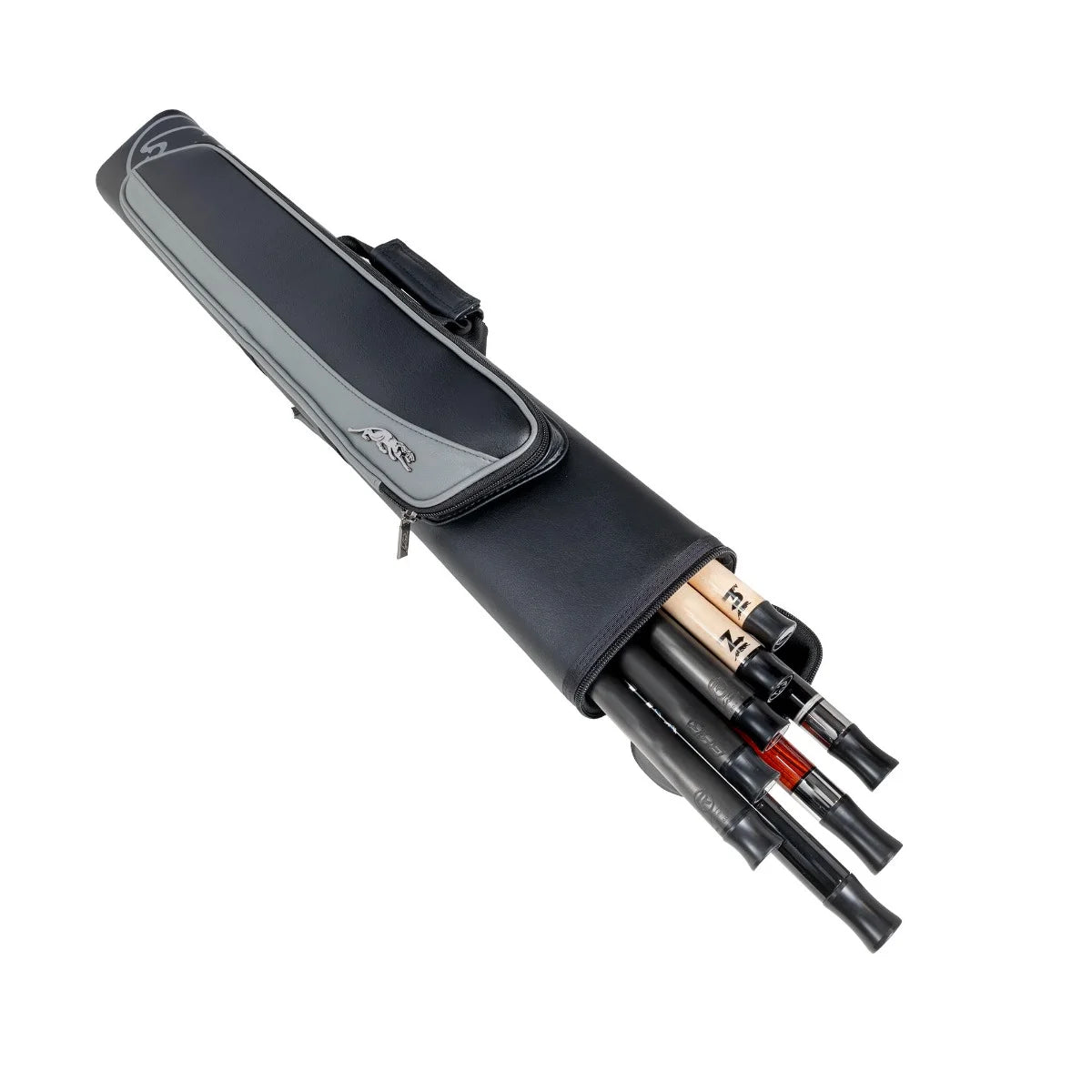 Predator Roadline Black/Grey Hard Pool Cue Case - 3 Butts x 5 Shafts