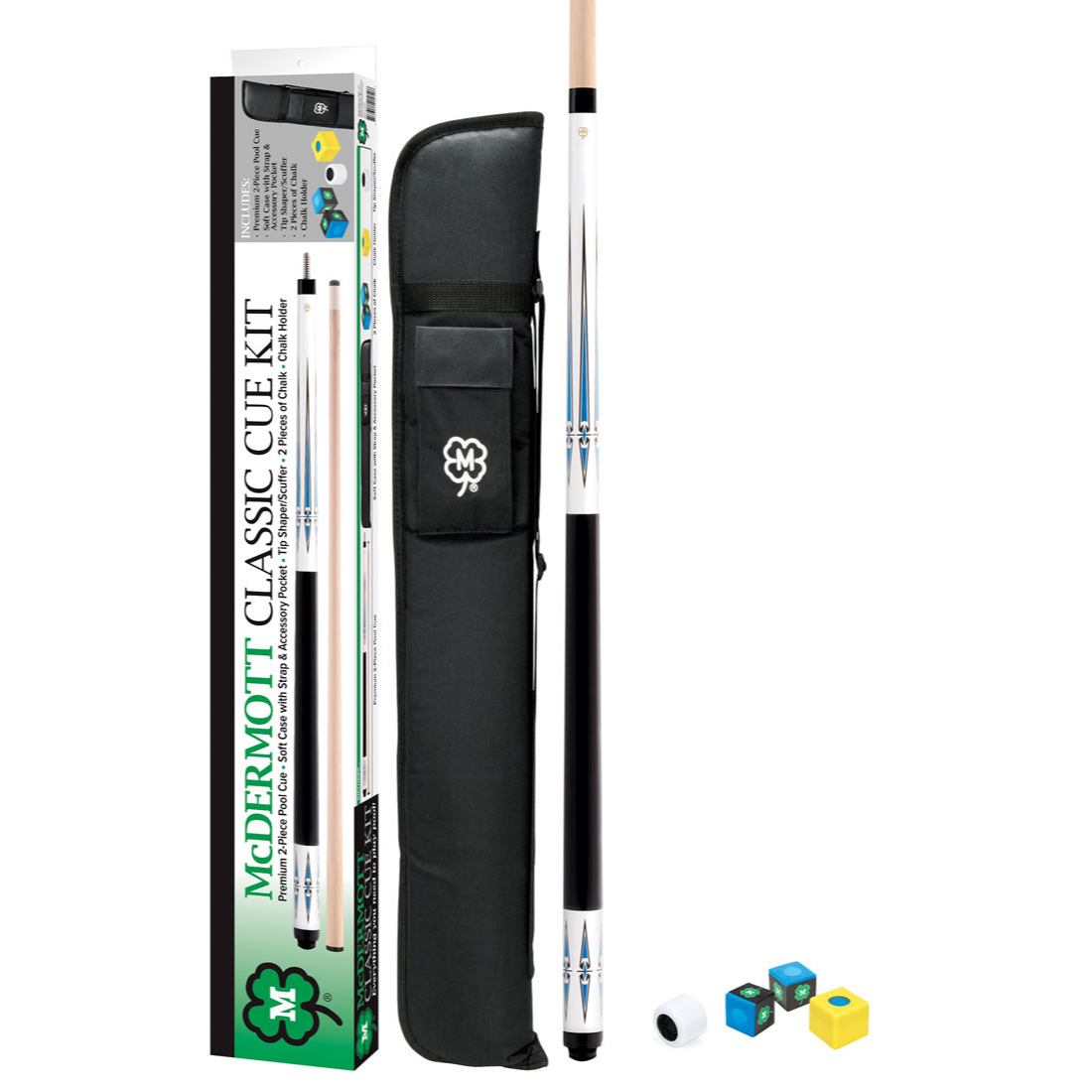 McDermott Classic Cue Kit (White)