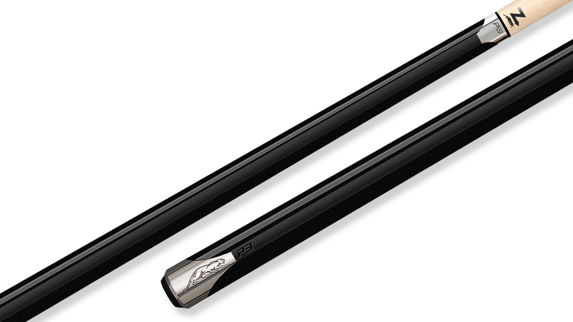 Predator P3 Black No Wrap Pool Cue BUTT ONLY