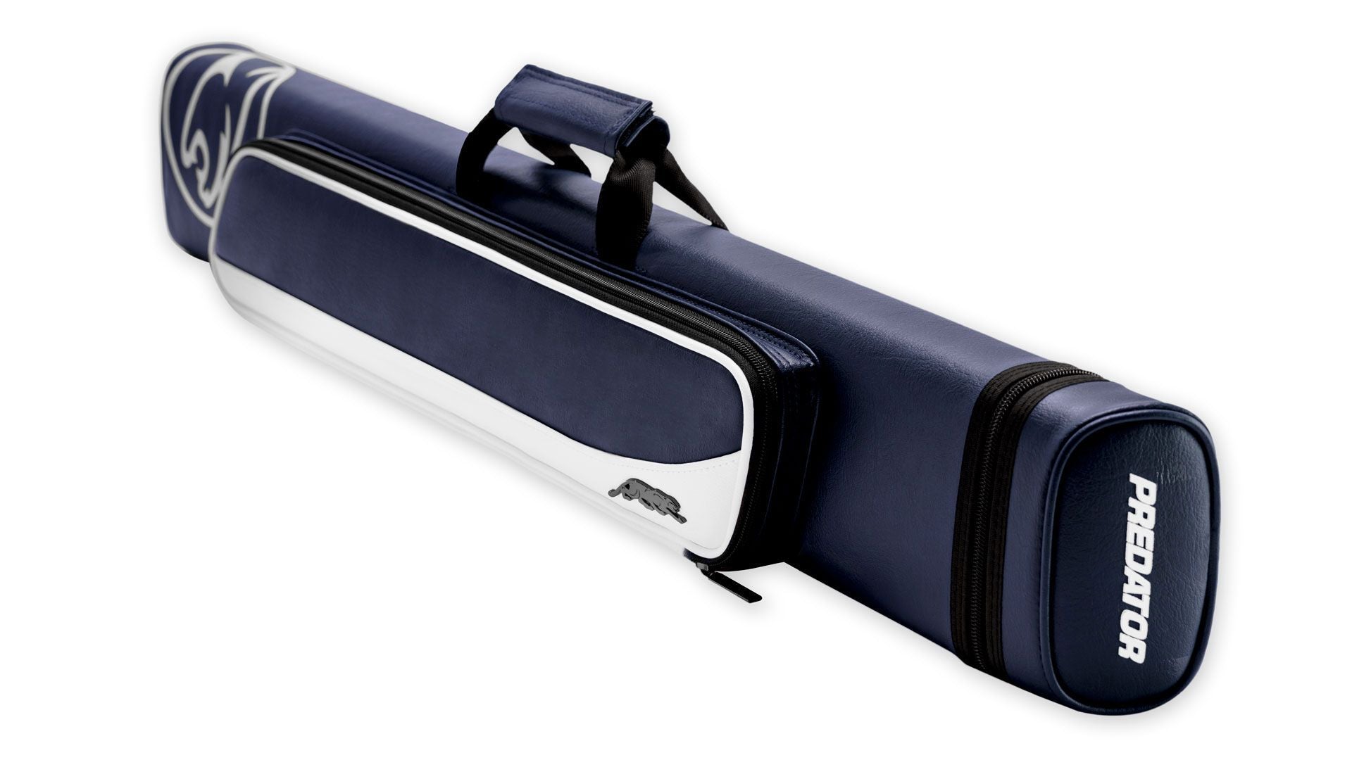 Predator Roadline Blue/White Hard Pool Cue Case - 3 Butts x 5 Shafts