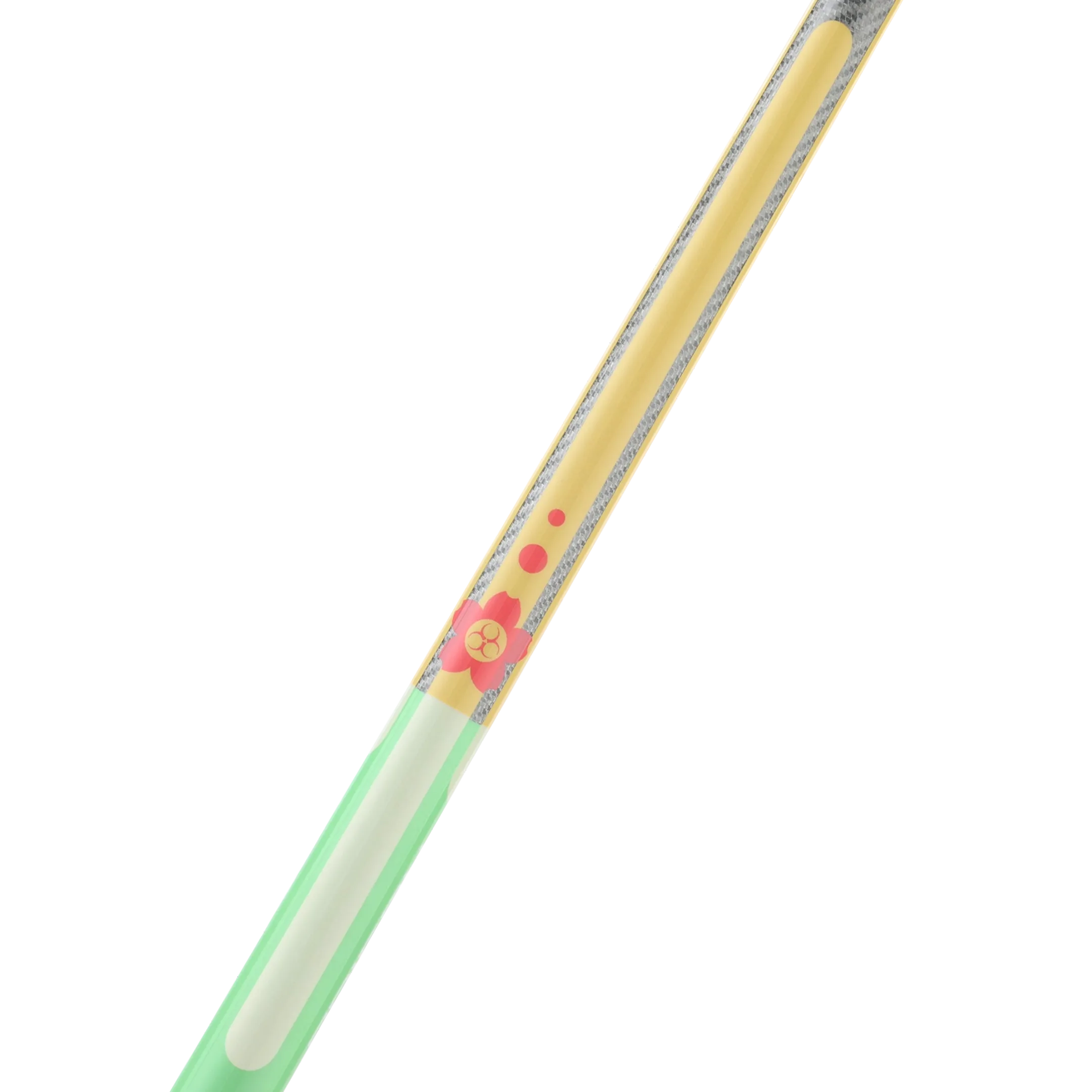 Poison Candy Sugar Pool Cue with Carbon Fiber Shaft - Green/Peach - No Wrap