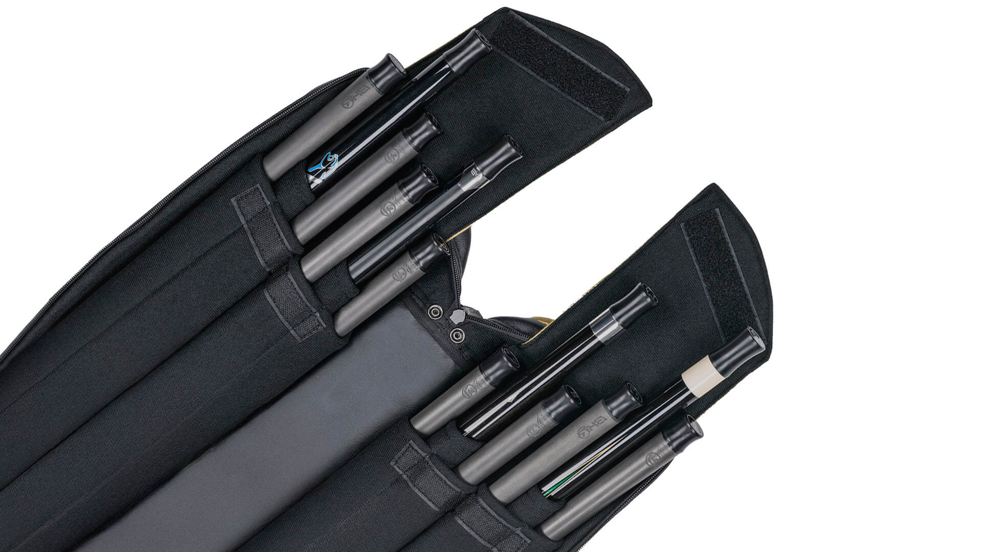 Predator Roadline 30th Anniversary Black/Gold Soft Cue Case - 4 Butts x 8 Shafts