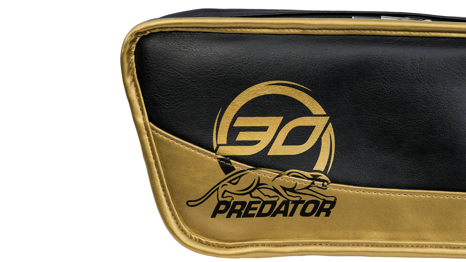Predator Roadline 30th Anniversary Black/Gold Soft Cue Case - 4 Butts x 8 Shafts