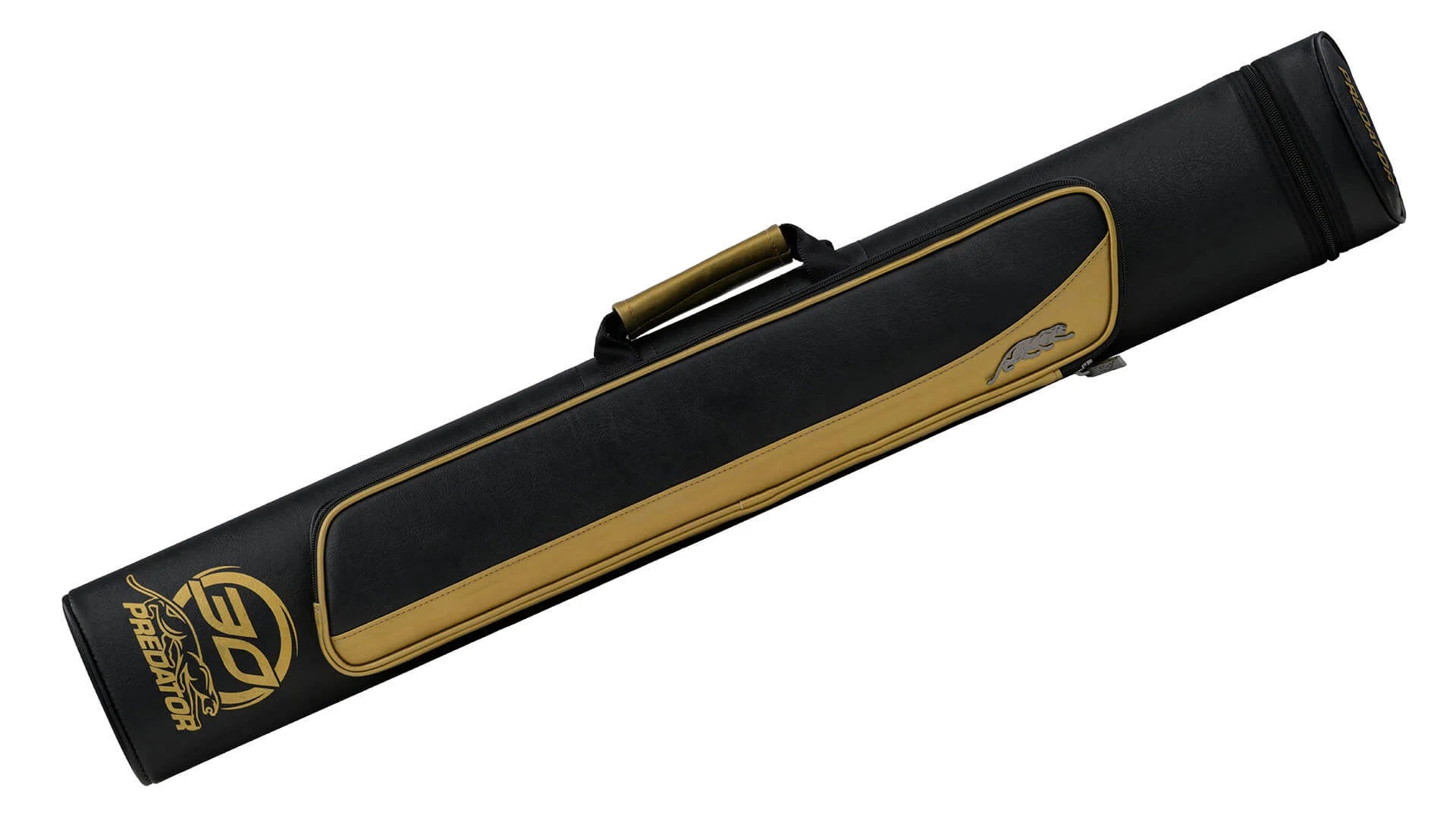 Predator Roadline 30th Anniversary Black/Gold Hard Cue Case - 2 Butts x 4 Shafts