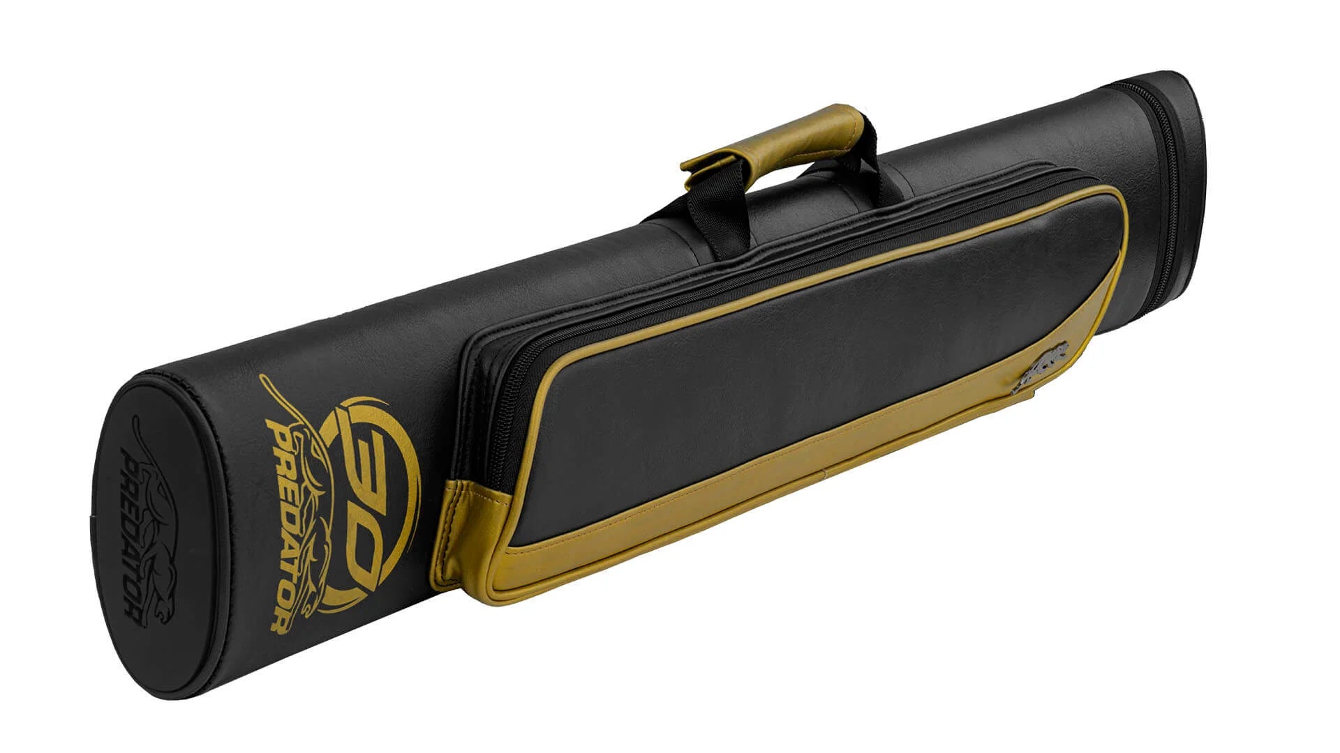 Predator Roadline 30th Anniversary Black/Gold Hard Cue Case - 2 Butts x 4 Shafts
