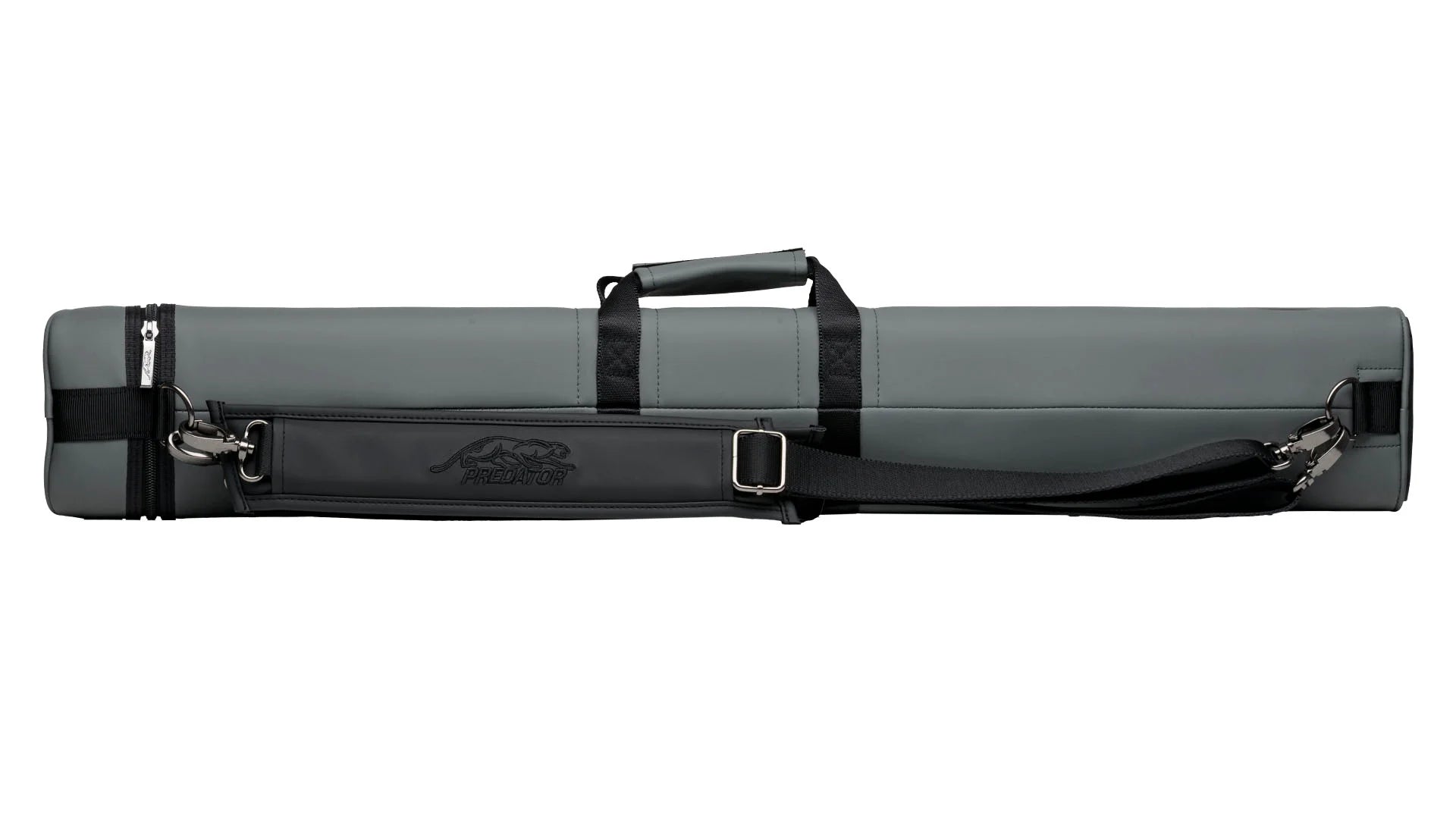 Predator Roadline Gray/Black Hard Cue Case - Double Straps - 3 Butts x 5 Shafts
