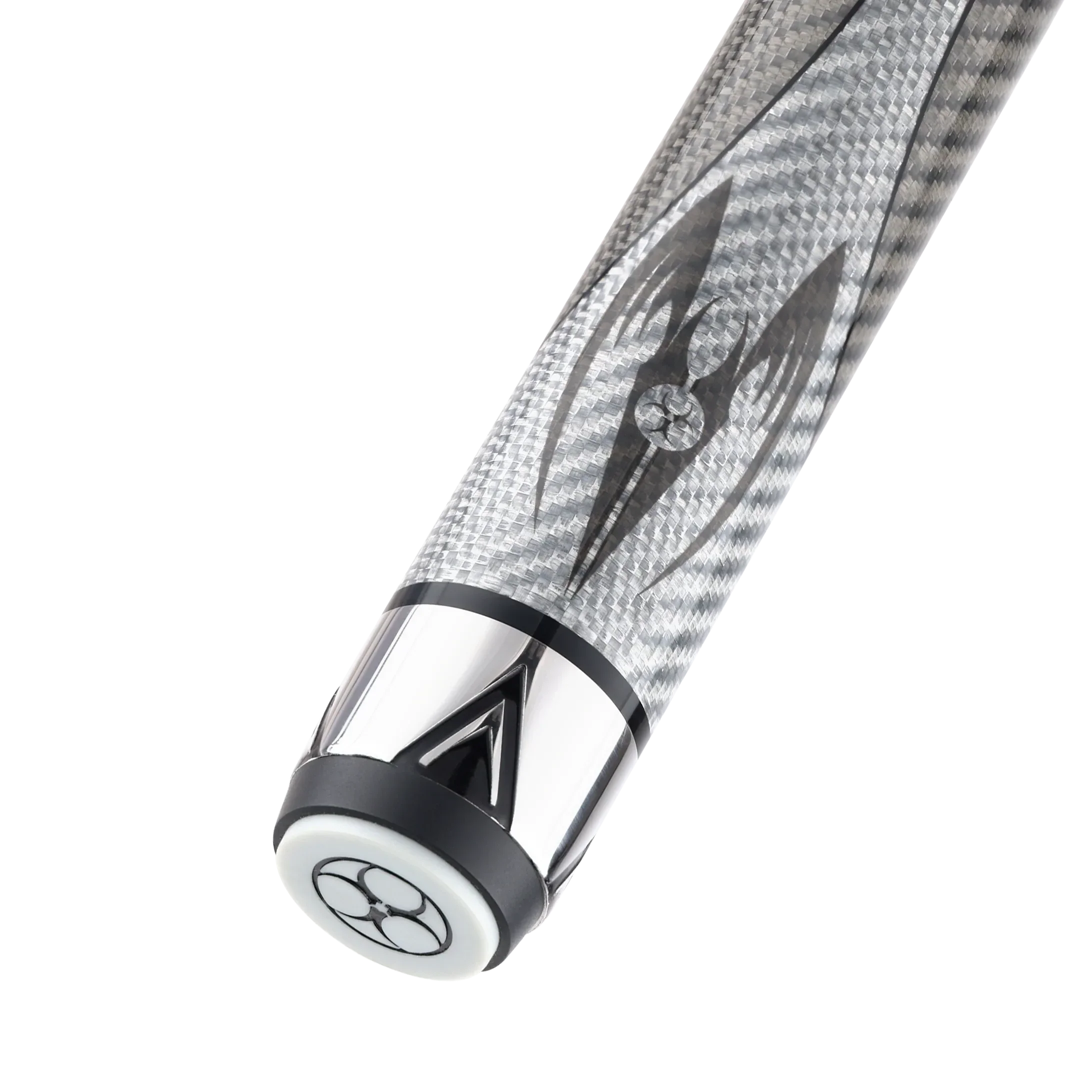 Poison Maelith Pool Cue with Carbon Fiber Shaft - Dark/Light Grey - No Wrap