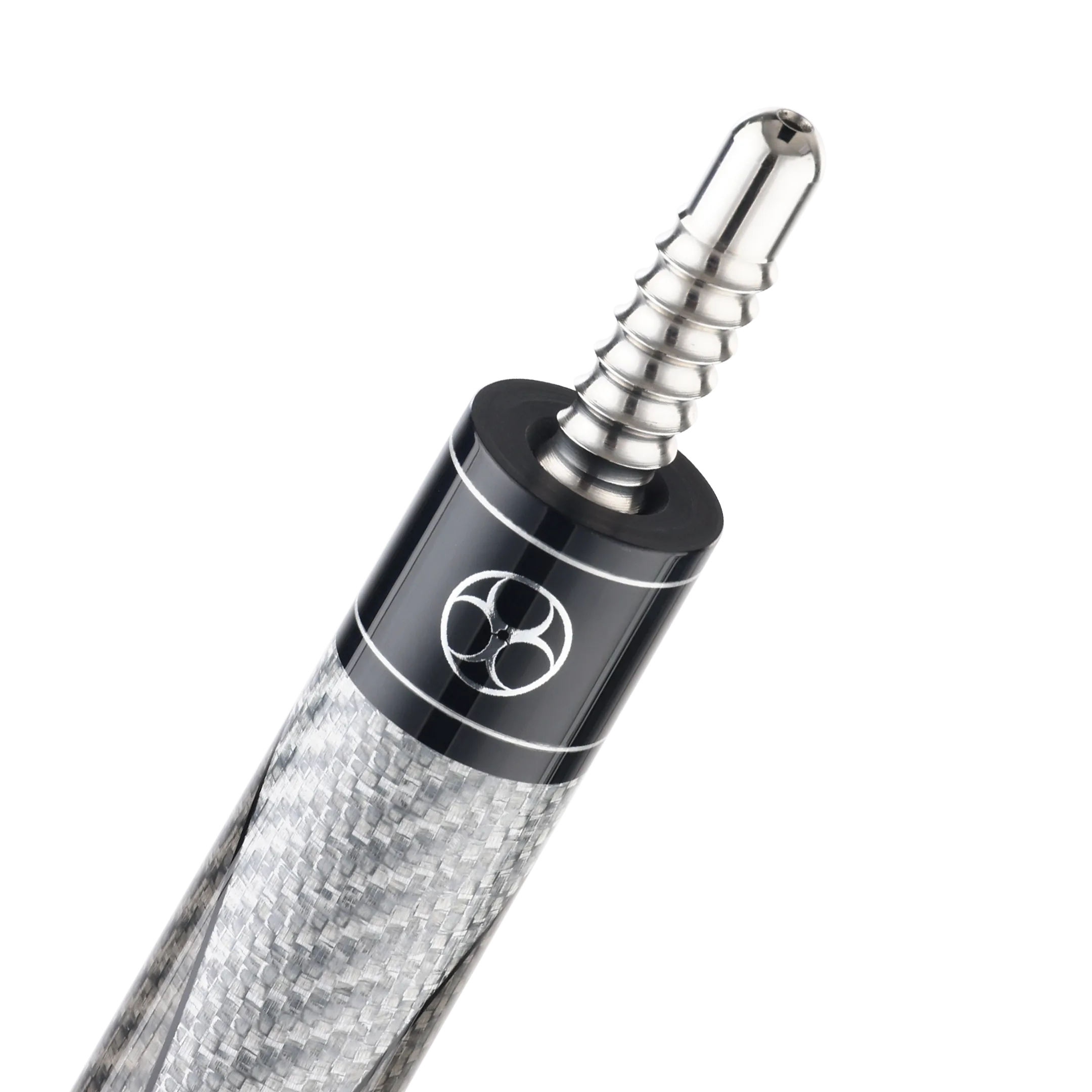 Poison Maelith Pool Cue with Carbon Fiber Shaft - Dark/Light Grey - No Wrap