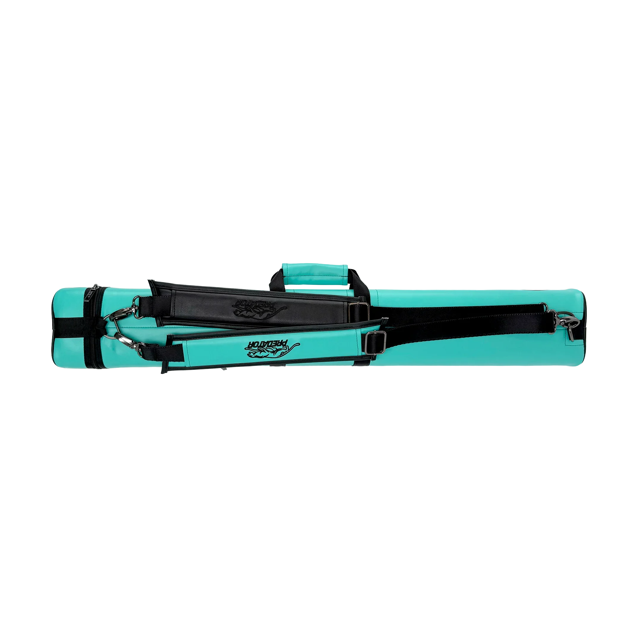 Predator Roadline Hard Pool Cue Case with Double Straps - Teal - 3 Butts 5 Shafts