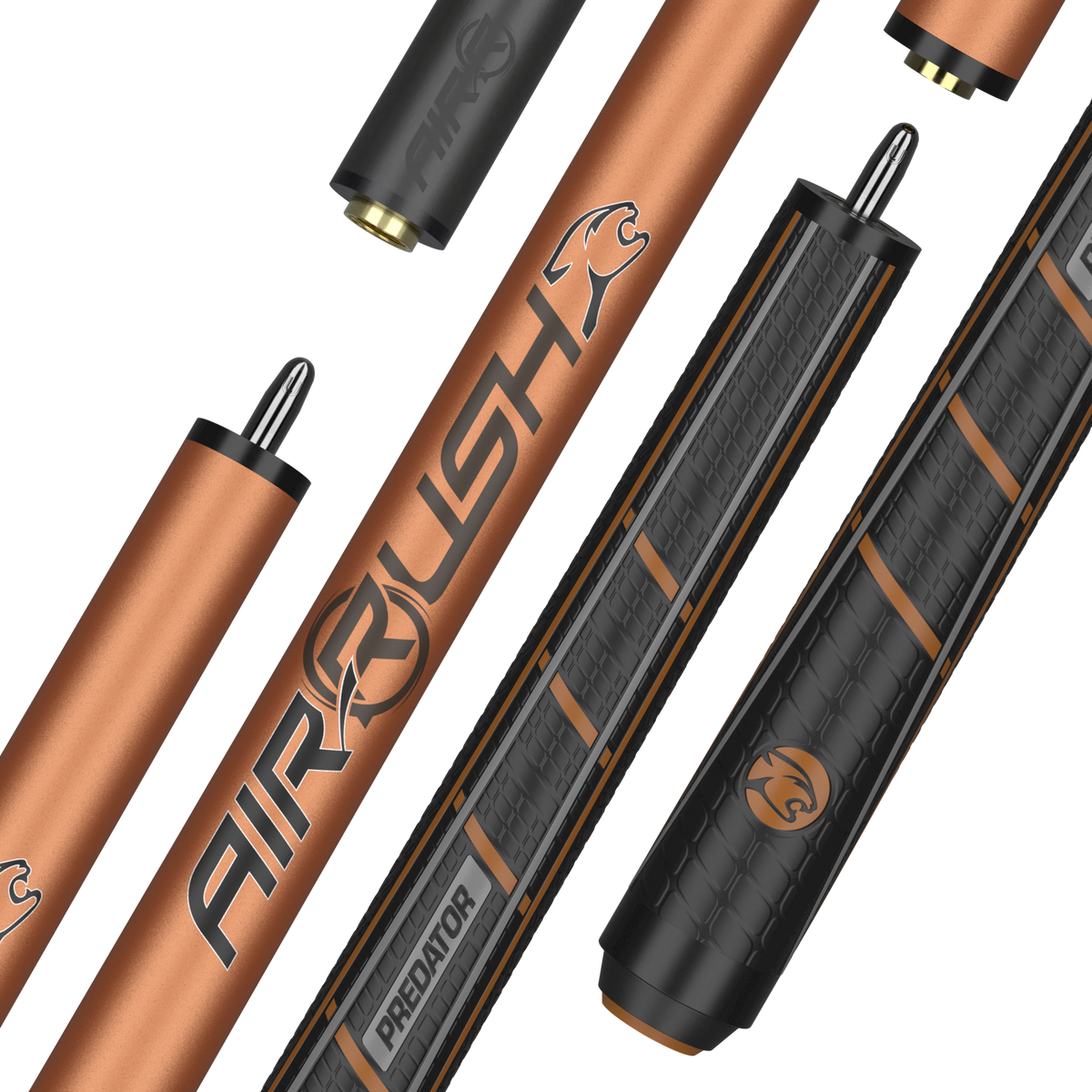 Predator Air Rush Tiger Eye Jump Cue - Sports Wrap