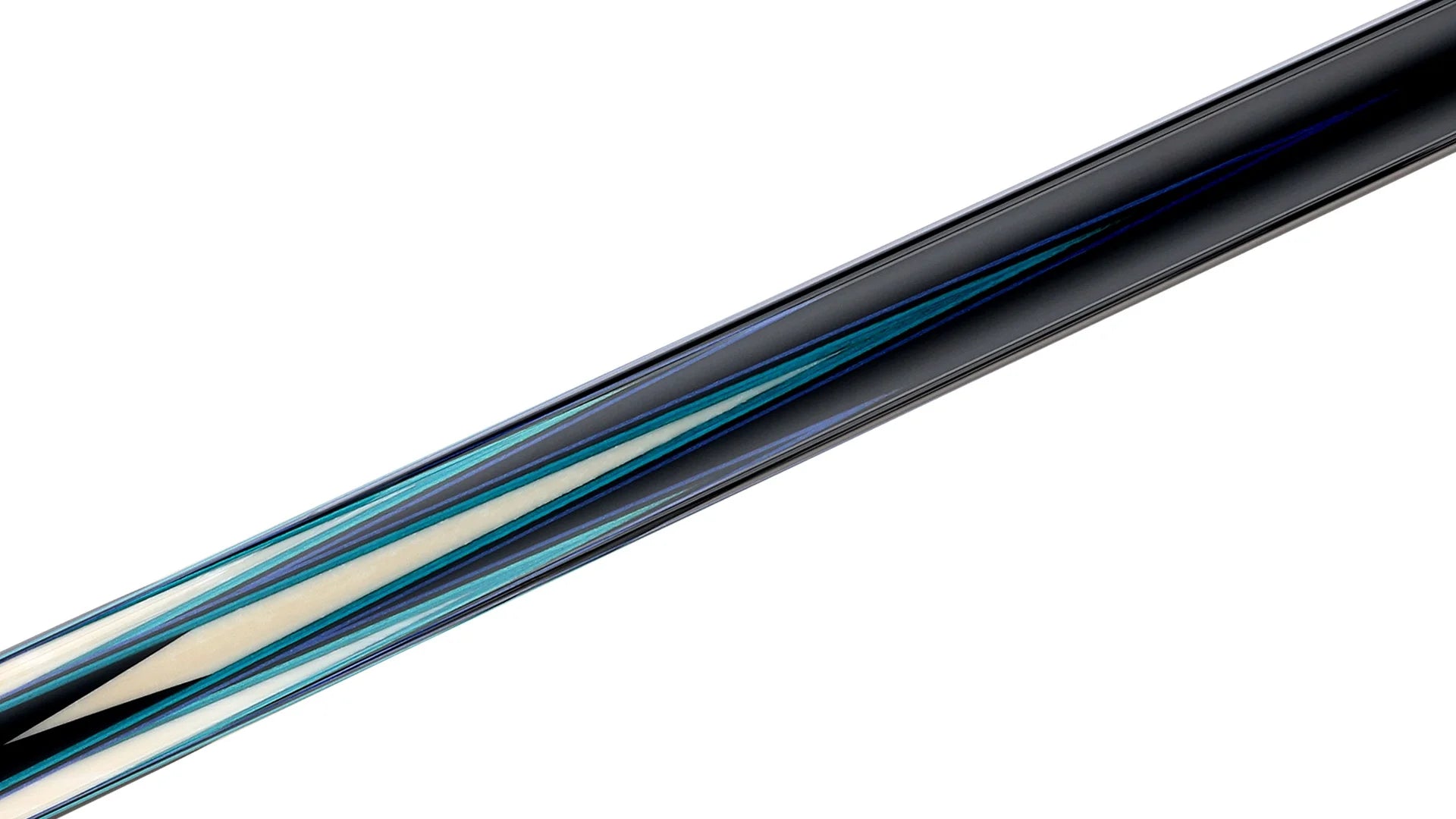 Predator LE Splice 16 Pool Cue - Ebony with Blue/Teal Points - Leather Wrap (Butt Only)