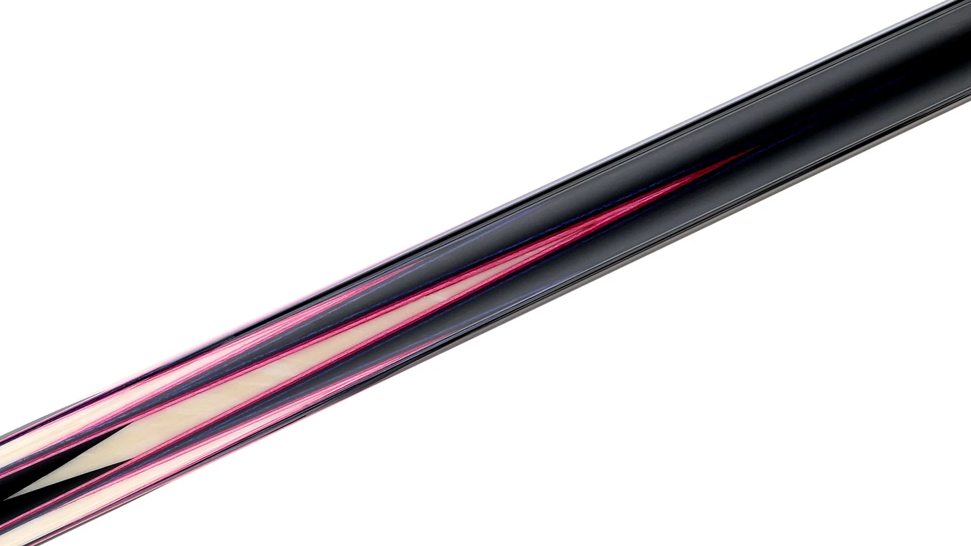Predator LE Splice 16 Pool Cue - Ebony with Purple/Pink Points - Leather Wrap (Butt Only)