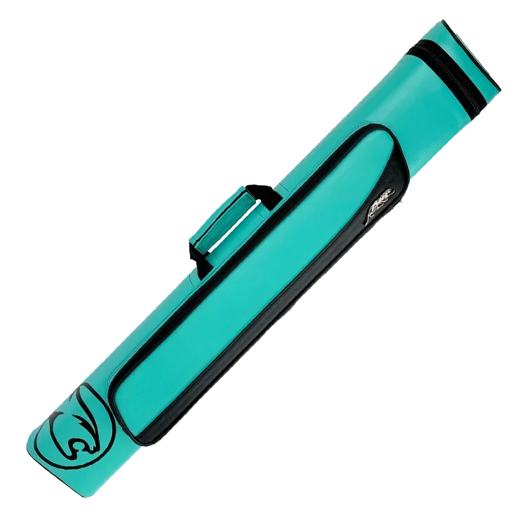 Predator Roadline Hard Pool Cue Case with Double Straps - Teal - 3 Butts 5 Shafts
