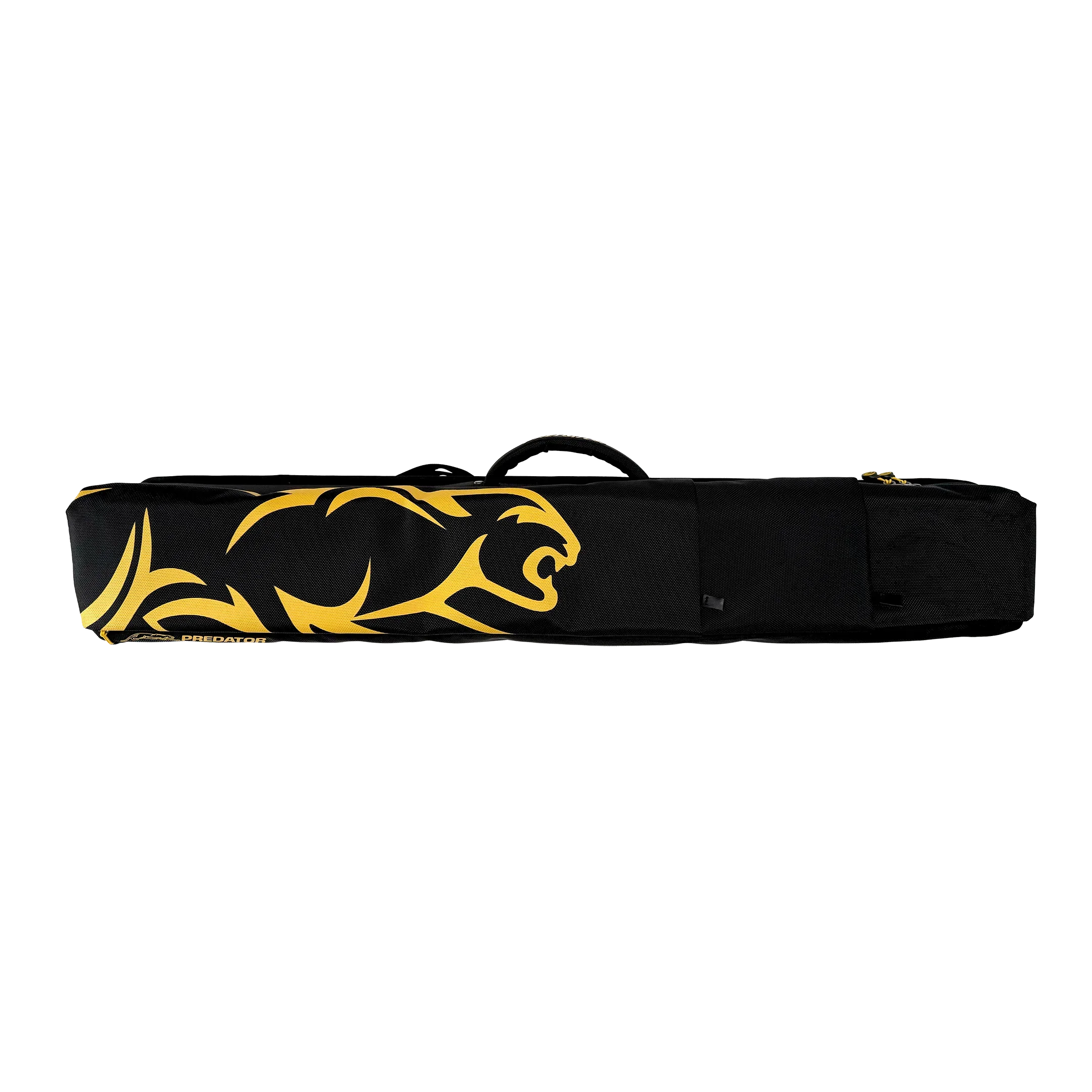 Predator Sport Backpack Pool Cue Case Hard - Black/Yellow - 3 Butts x 5 shafts