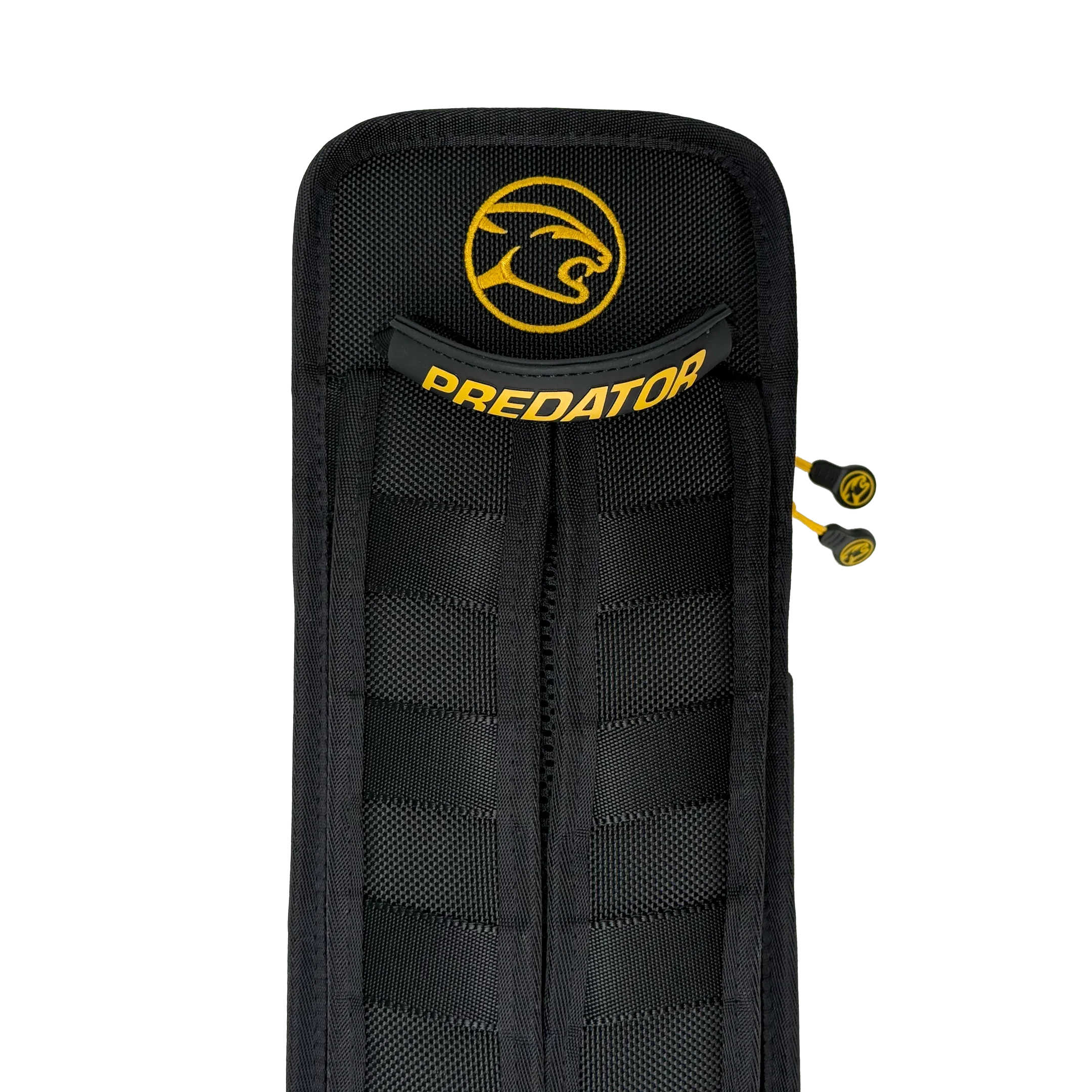 Predator Sport Backpack Pool Cue Case Hard - Black/Yellow - 3 Butts x 5 shafts