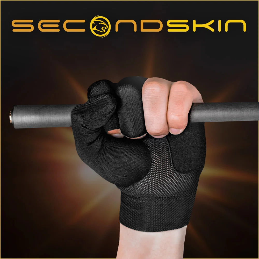 Predator Second Skin BLK/YEL Glove with Closed Thumb LH