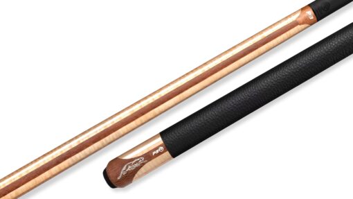 Predator Limited P3 REVO Mélange Curly Maple / Leopard Wood Pool Cue - Leather Luxe Wrap